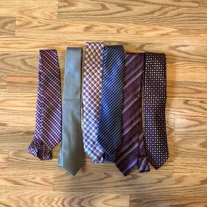 Dress ties Micheal Kors Geoffrey Beene lot of 6